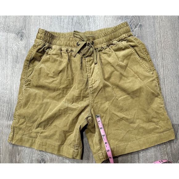 Lucky Brand Shorts Men's Medium Khaki Tan Corduroy Casual Stretch Shorts - Picture 7 of 8